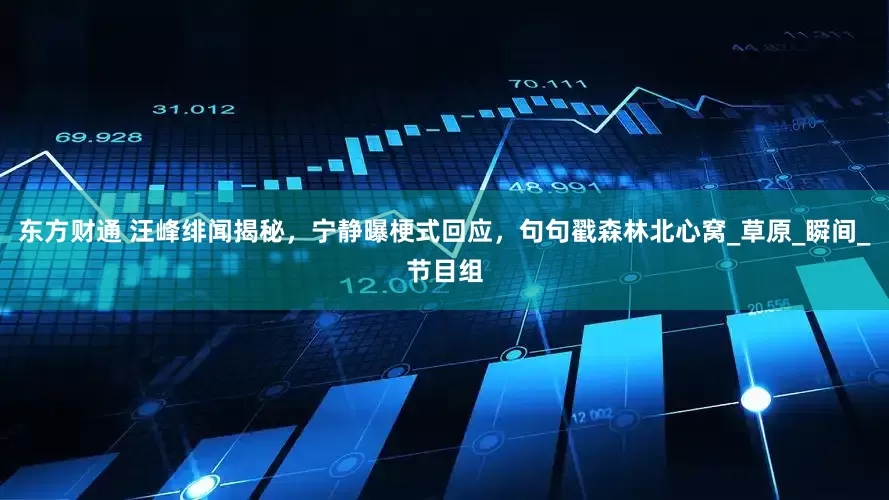 东方财通 汪峰绯闻揭秘，宁静曝梗式回应，句句戳森林北心窝_草原_瞬间_节目组